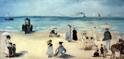 Beach Scene by Edouard Manet