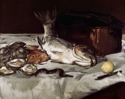 Fish (still Life) by Edouard Manet