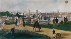Fra Verdensutstillingen I Paris I 1867 by Edouard Manet