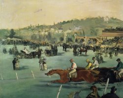 Horse Racing by Edouard Manet