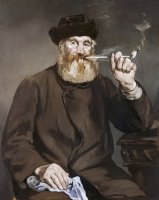 Man Smoking a Pipe by Edouard Manet