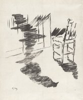 The Chair, From Stephane Mallarme's Translation of Edgar Allan Poe's The Raven by Edouard Manet