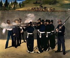 The Execution of the Emperor Maximilian by Edouard Manet