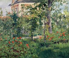 The Garden at Bellevue by Edouard Manet