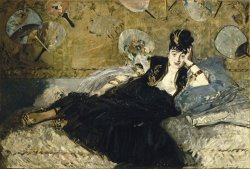 Woman with Fans by Edouard Manet