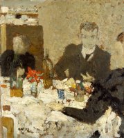 At Table by Edouard Vuillard