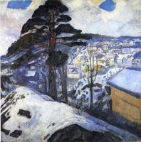 Winter Kragero 1912 by Edvard Munch