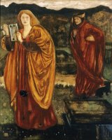 Merlin And Nimue by Edward Burne Jones
