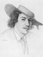 Portrait of Whistler by Edward John Poynter