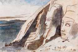 Abu Simbel by Edward Lear