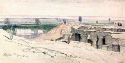 Abydos, 1 00 Pm, 12 January 1867 (134) by Edward Lear