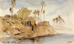 Between Ibreem And Wady Halfeh, 3.15 Pm, 2 February 1867 (330) by Edward Lear
