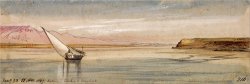 Between Thebes And Erment by Edward Lear