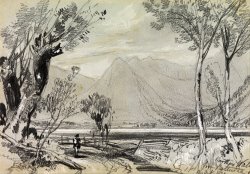 Brothers Water From Patterdale by Edward Lear