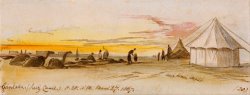 Gantara (suez Canal), 5 25 Am, 27 March 1867 (20) by Edward Lear