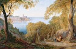 Landscape with View of Lerici by Edward Lear