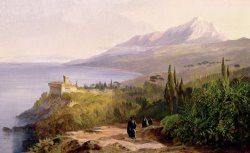 Mount Athos and the Monastery of Stavroniketes by Edward Lear