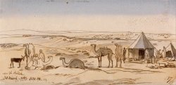 Near El Areesh, 3 30 Pm, 30 March 1867 (27) by Edward Lear