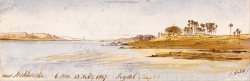 Near Maharraka, 6 00 P.m., February 13, 1867 (458) by Edward Lear