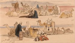 Near Suez, 1 Pm, 16 January 1849 (48) by Edward Lear