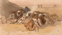 Near Suez, Evening, 15 January 1849 (43) by Edward Lear