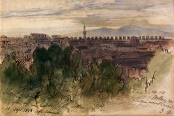 Salonica, From My Room Window, 11 Sept. 1848, After Sunset by Edward Lear