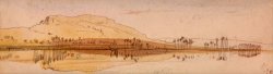 View on The Nile by Edward Lear