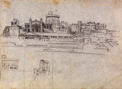 Windsor Castle by Edward Lear