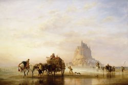 Mont St Michel by Edward William Cooke