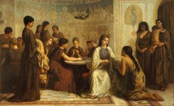 A Dorcas Meeting in The 6th Century by Edwin Long