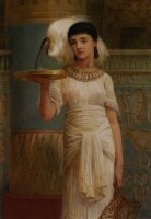 Alethe, Attendant of The Sacred Ibis by Edwin Longsden Long
