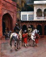 Indian Prince, Palace of Agra by Edwin Lord Weeks