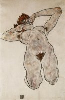 Nude Lying Down by Egon Schiele