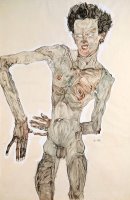 Self-portrait by Egon Schiele