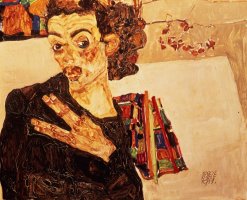 Self Portrait by Egon Schiele