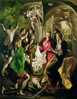 Adoration Of The Shepherds by El Greco Domenico Theotocopuli