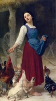 The Farmer's Daughter by Elizabeth Jane Gardner Bouguereau