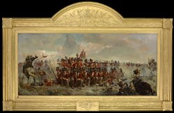 The 28th Regiment at Quatre Bras by Elizabeth Thompson