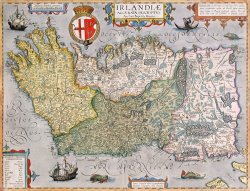 Antique Map of Ireland by English School