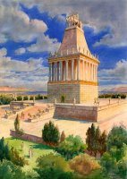 The Mausoleum at Halicarnassus by English School