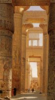 The Temple of Karnak by Ernst Carl Eugen Koerner