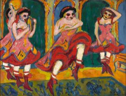 Czardas Dancers by Ernst Ludwig Kirchner