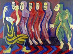 Death Dance of Mary Wigman by Ernst Ludwig Kirchner