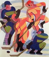 Hockey Players by Ernst Ludwig Kirchner