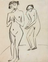 Man And Woman by Ernst Ludwig Kirchner