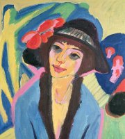 Portrait Of Gerda by Ernst Ludwig Kirchner