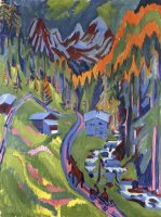 Sertig Path in Summer by Ernst Ludwig Kirchner
