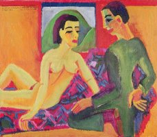 The Couple by Ernst Ludwig Kirchner