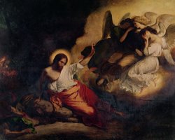 Christ in The Garden of Olives by Eugene Delacroix