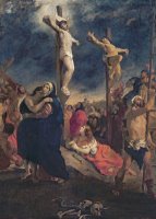 Christ on The Cross by Eugene Delacroix